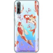 Прозрачный чехол BoxFace Huawei P Smart S Japanese Koi Fish