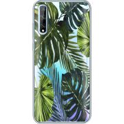 Прозрачный чехол BoxFace Huawei P Smart S Palm Tree