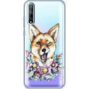 Прозрачный чехол BoxFace Huawei P Smart S Winking Fox