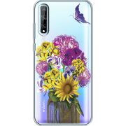 Прозрачный чехол BoxFace Huawei P Smart S My Bouquet