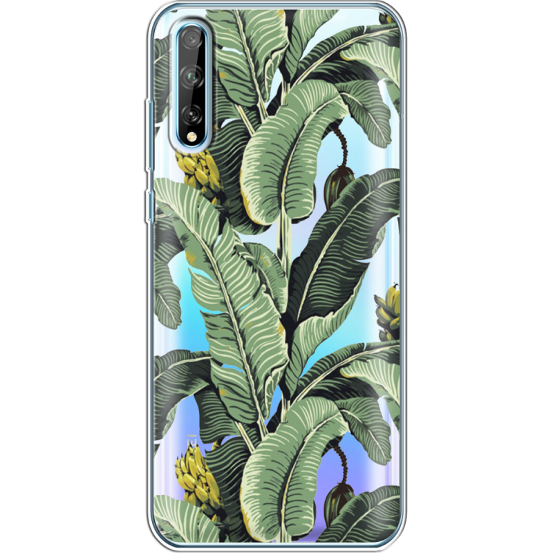 Прозрачный чехол BoxFace Huawei P Smart S Banana Leaves