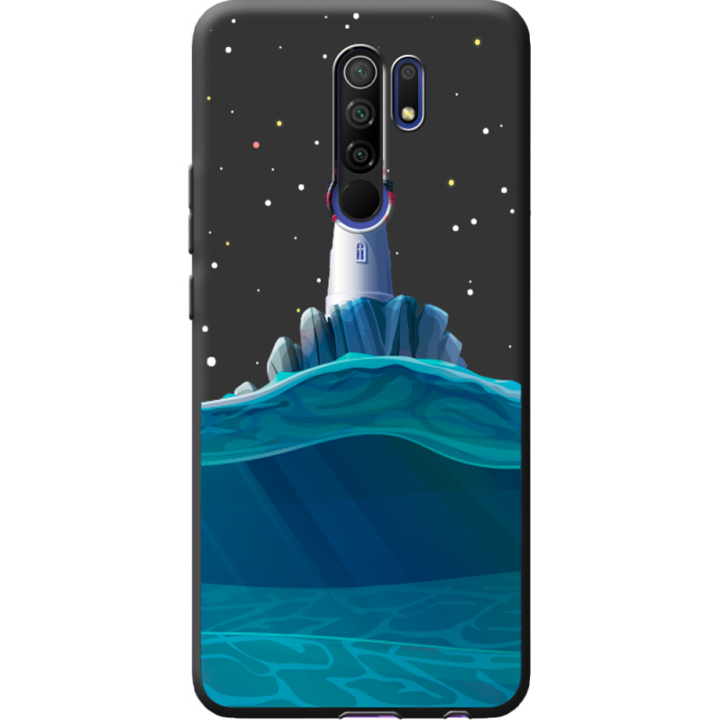 Черный чехол BoxFace Xiaomi Redmi 9 Lighthouse