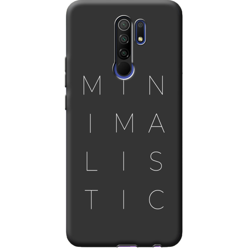 Черный чехол BoxFace Xiaomi Redmi 9 Minimalistic