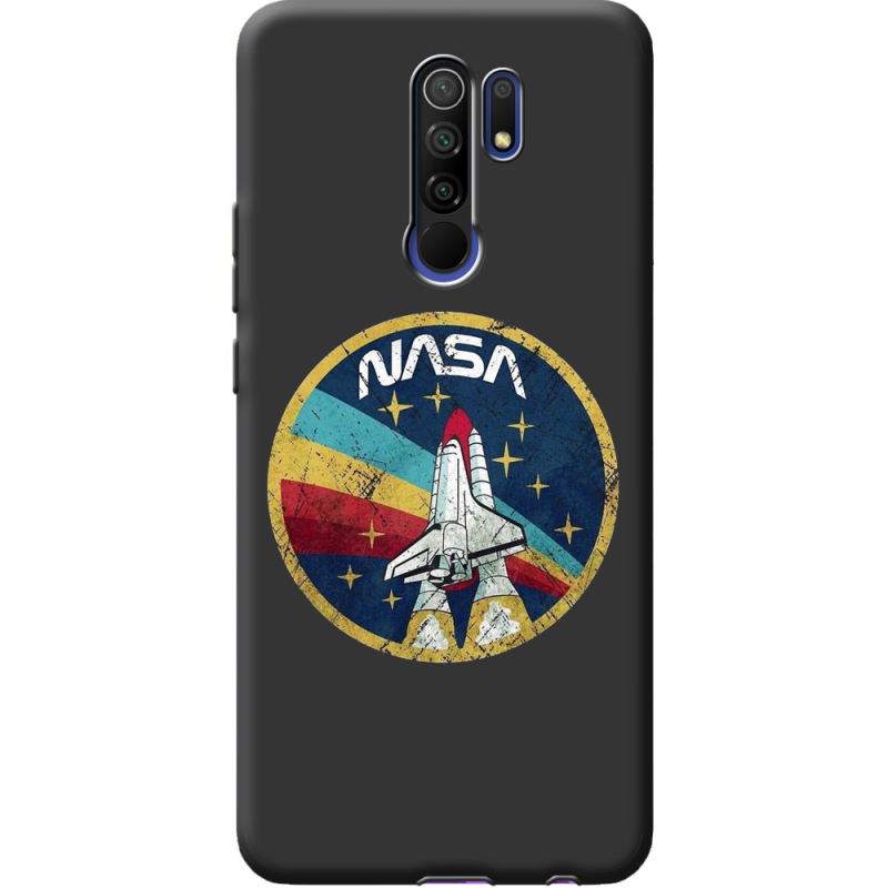 Черный чехол BoxFace Xiaomi Redmi 9 NASA