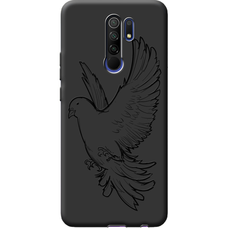Черный чехол BoxFace Xiaomi Redmi 9 Dove