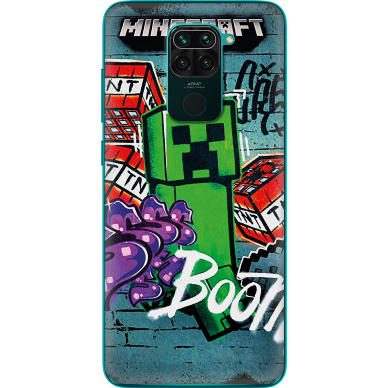 Чехол BoxFace Xiaomi Redmi 10X Minecraft Graffiti