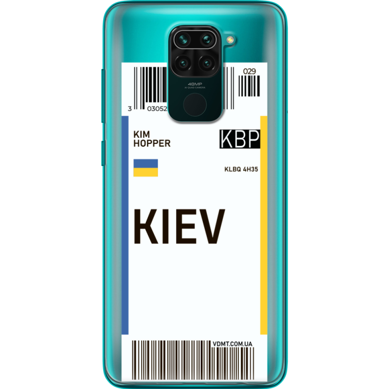 Прозрачный чехол BoxFace Xiaomi Redmi 10X Ticket Kiev