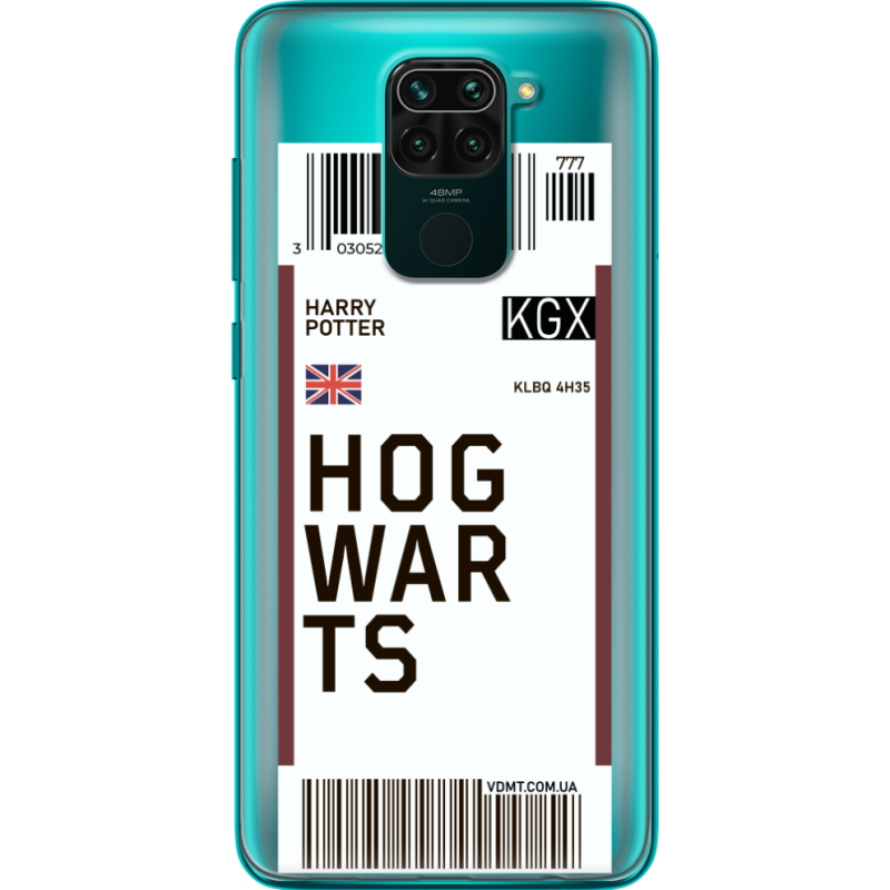 Прозрачный чехол BoxFace Xiaomi Redmi 10X Ticket Hogwarts