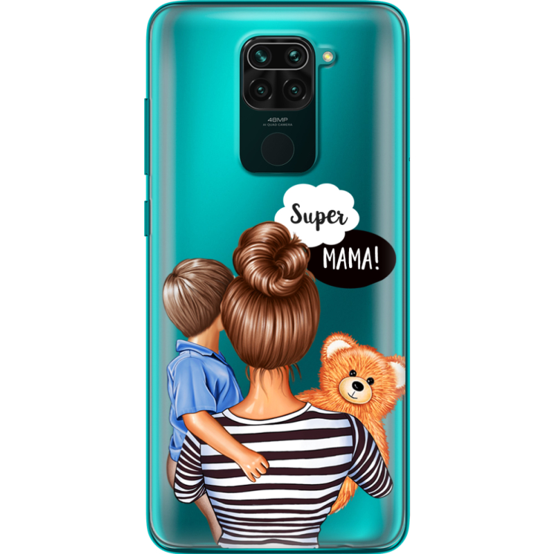 Прозрачный чехол BoxFace Xiaomi Redmi 10X Super Mama and Son