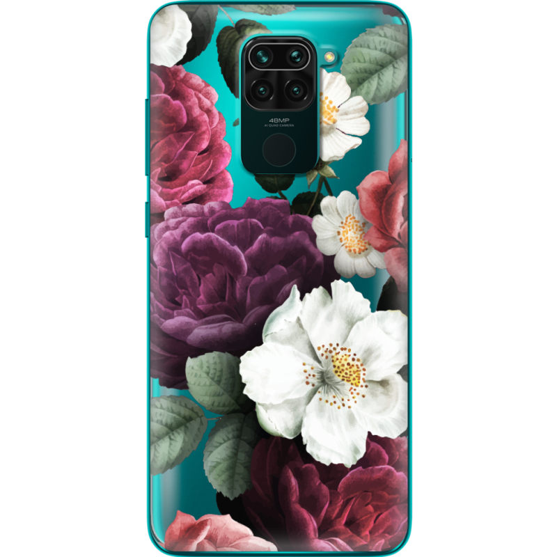 Прозрачный чехол BoxFace Xiaomi Redmi 10X Floral Dark Dreams