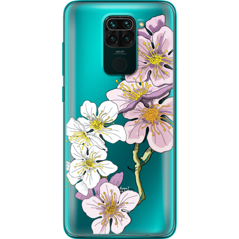 Прозрачный чехол BoxFace Xiaomi Redmi 10X Cherry Blossom