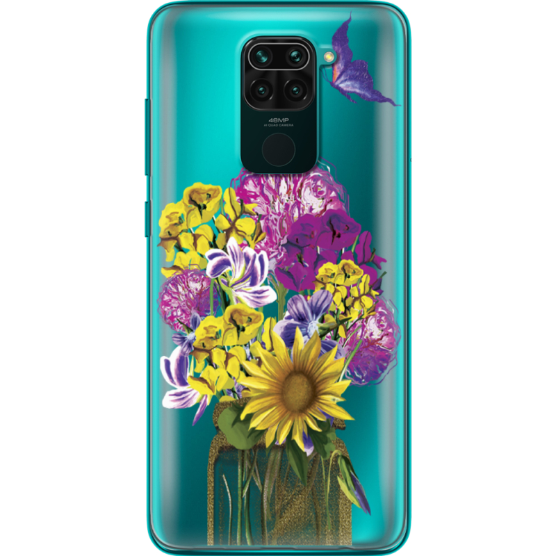 Прозрачный чехол BoxFace Xiaomi Redmi 10X My Bouquet