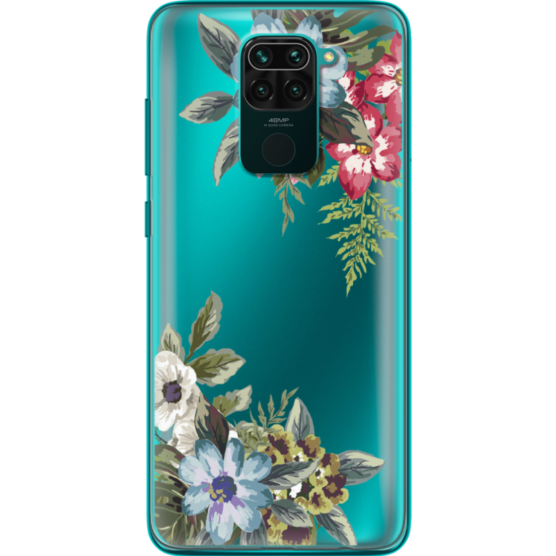 Прозрачный чехол BoxFace Xiaomi Redmi 10X Floral