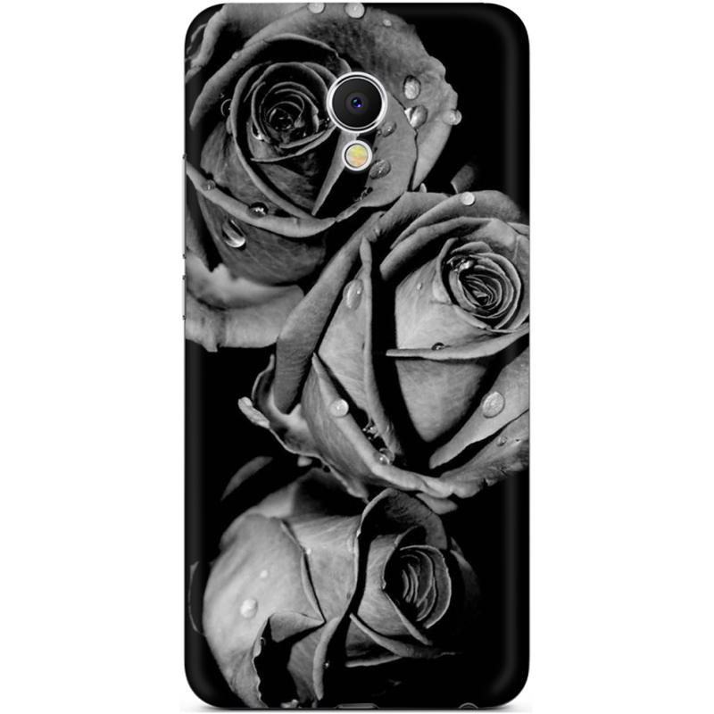 Чехол Uprint Meizu MX6 Black and White Roses