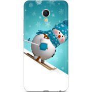 Чехол Uprint Meizu MX6 Skier Snowman