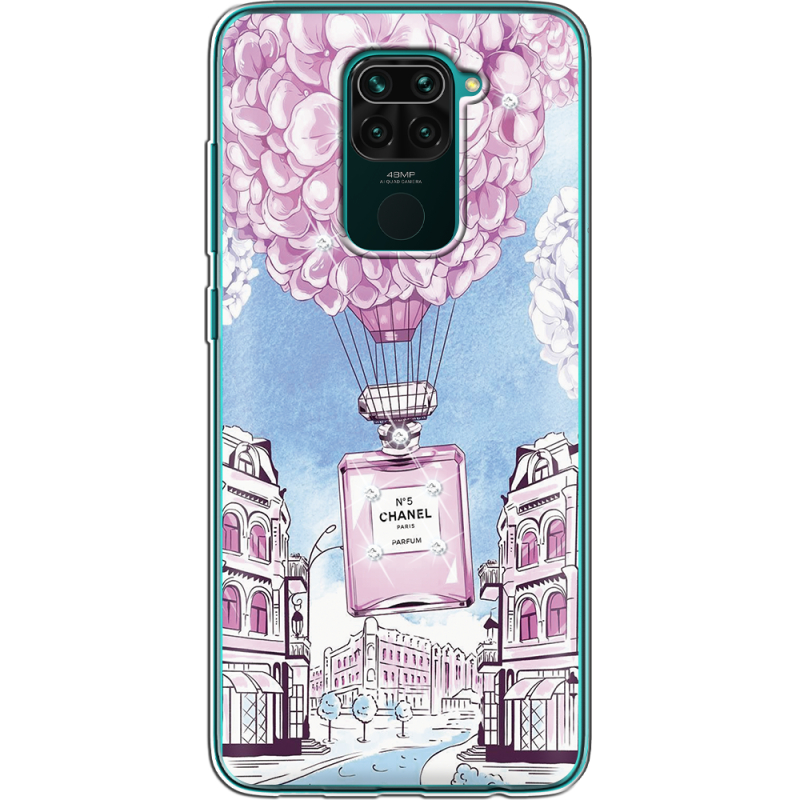 Чехол со стразами Xiaomi Redmi 10X Perfume bottle