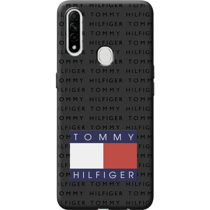 Черный чехол BoxFace Oppo A31 Tommy Print