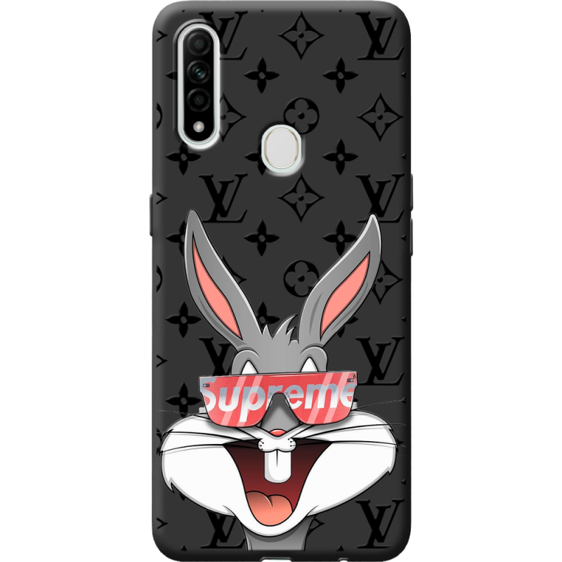 Черный чехол BoxFace Oppo A31 looney bunny