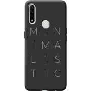 Черный чехол BoxFace Oppo A31 Minimalistic