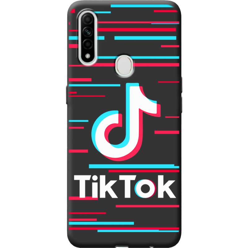 Черный чехол BoxFace Oppo A31 Tik Tok