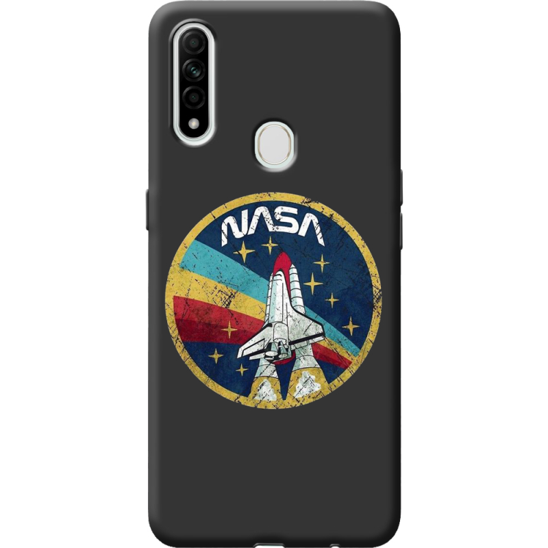 Черный чехол BoxFace Oppo A31 NASA