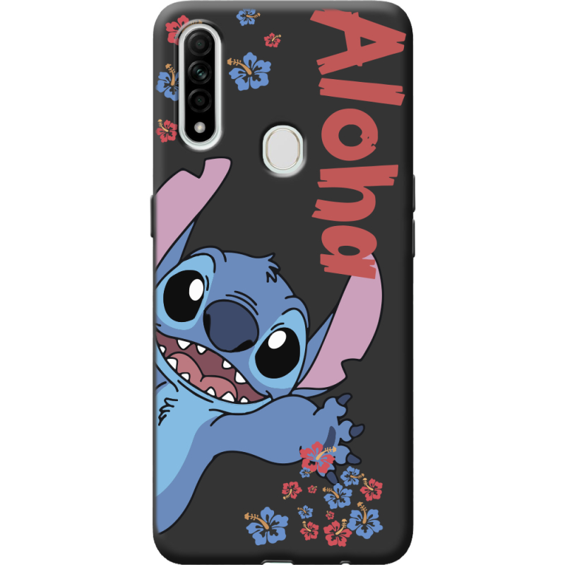 Черный чехол BoxFace Oppo A31 Гавайський друг Stich