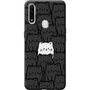 Черный чехол BoxFace Oppo A31 