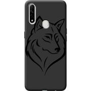 Черный чехол BoxFace Oppo A31 Wolf