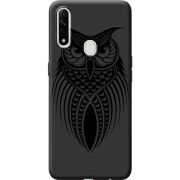 Черный чехол BoxFace Oppo A31 Owl
