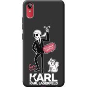 Черный чехол BoxFace Vivo Y91C For Karl