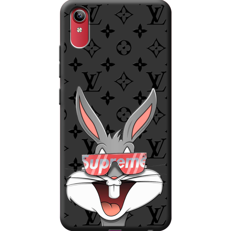 Черный чехол BoxFace Vivo Y91C looney bunny