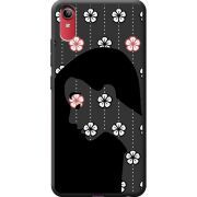 Черный чехол BoxFace Vivo Y91C Flower Hair