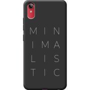 Черный чехол BoxFace Vivo Y91C Minimalistic