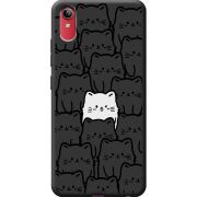 Черный чехол BoxFace Vivo Y91C 