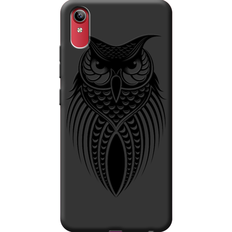 Черный чехол BoxFace Vivo Y91C Owl