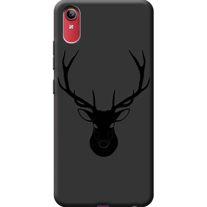 Черный чехол BoxFace Vivo Y91C Deer