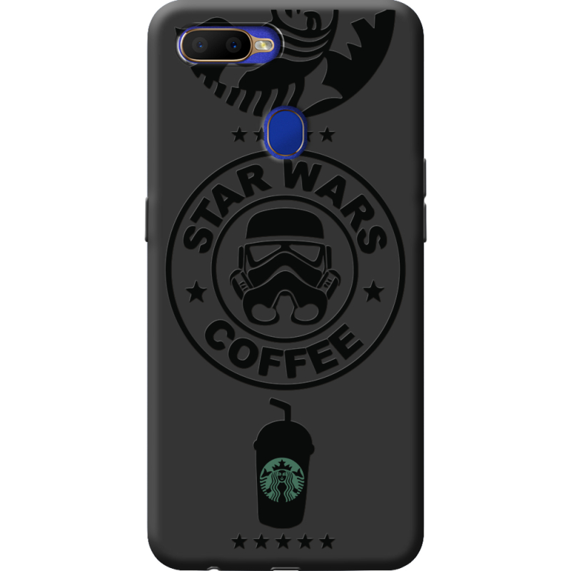 Черный чехол BoxFace OPPO A5S Dark Coffee