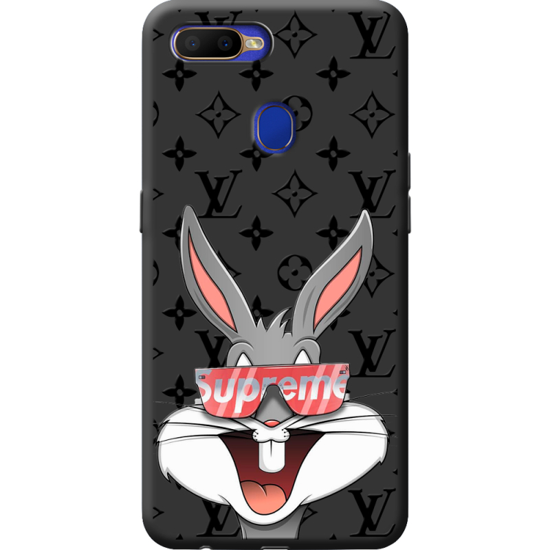 Черный чехол BoxFace OPPO A5S looney bunny