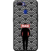 Черный чехол BoxFace OPPO A5S Man Pattern