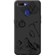 Черный чехол BoxFace OPPO A5S Mountains