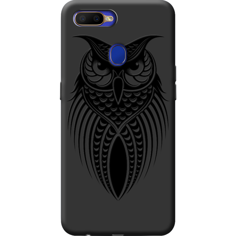 Черный чехол BoxFace OPPO A5S Owl