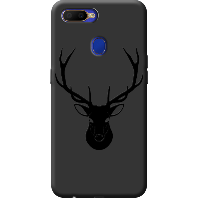 Черный чехол BoxFace OPPO A5S Deer