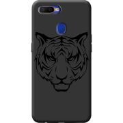 Черный чехол BoxFace OPPO A5S Tiger