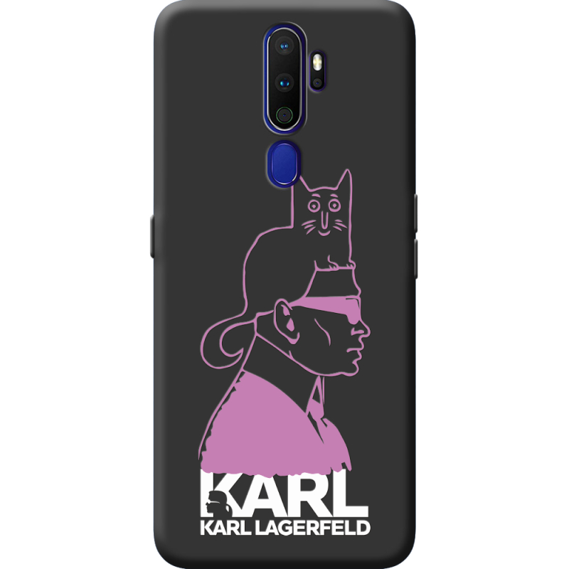 Черный чехол BoxFace OPPO A9 2020 Pink Karl