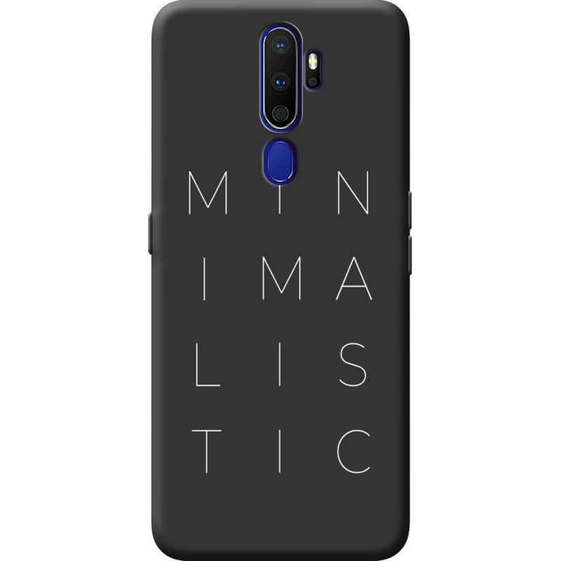 Черный чехол BoxFace OPPO A9 2020 Minimalistic