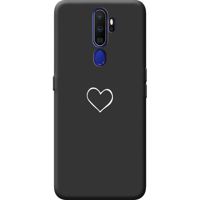 Черный чехол BoxFace OPPO A9 2020 My Heart