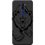 Черный чехол BoxFace OPPO A9 2020 Grizzly Bear