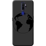 Черный чехол BoxFace OPPO A9 2020 Earth