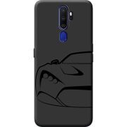 Черный чехол BoxFace OPPO A9 2020 Sportcar