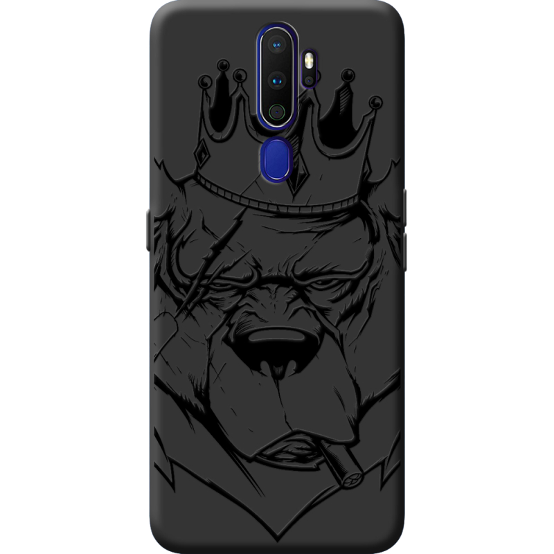 Черный чехол BoxFace OPPO A9 2020 Bear King